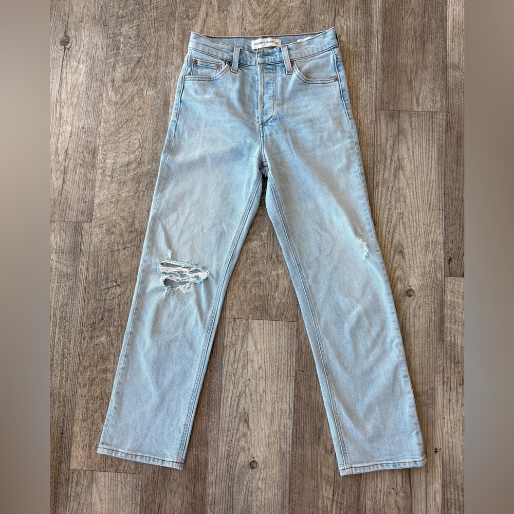 The Arlo Hi-rise Straight Jean - Size 25 / 28L